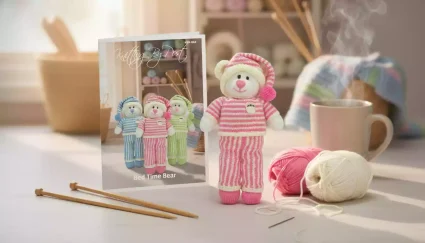 004-knitted-pajama-bear-toy-scene