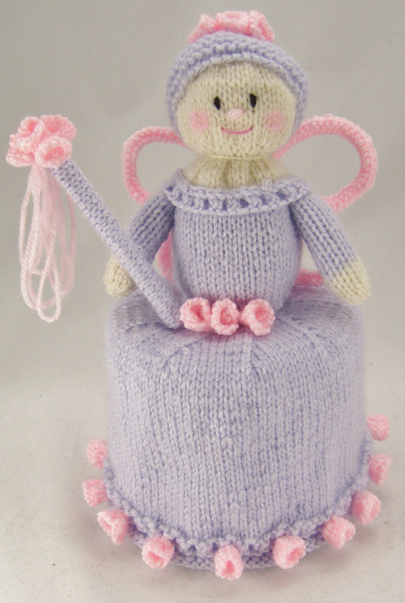 Flower Fairy Toilet Roll Cover Knitting Pattern Knitting by Post
