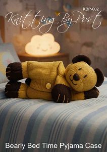 Bearly bed time pyjama case knitting pattern (2)
