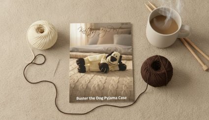 KBP-008 Buster the Dog Pyjama Case Flat Lay