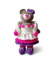 KBP-010 Connie Bear White Background