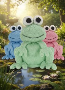 KBP-036 Bog Frog Toilet Roll Cover Group Alternative Scene