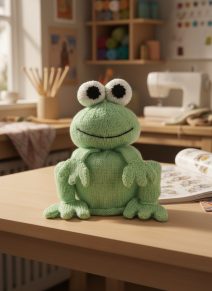 KBP-036 Bog Frog Toilet Roll Cover Single Scene