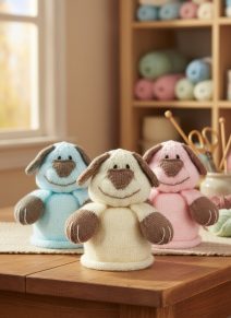 KBP-043 Bog Dog Toilet Roll Cover Group Scene