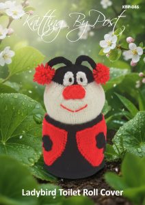 Ladybird Toilet Roll Cover Knitting Pattern