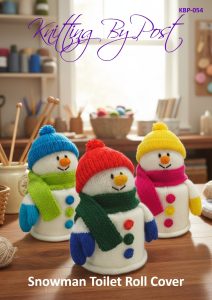 Snowman Toilet Roll Cover Knitting Pattern