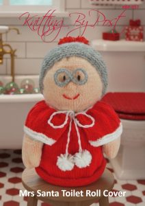 KBP-057 Mrs Santa Toilet Roll Cover Branded