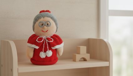 KBP-057 Mrs Santa Toilet Roll Cover Lifestyle