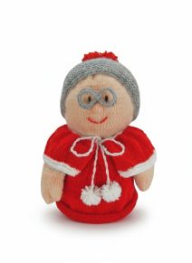 KBP-057 Mrs Santa Toilet Roll Cover White Background
