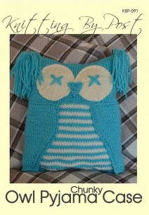 Owl Pyjama Case knitting pattern