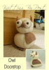 Owl doorstop knitting pattern