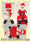 santa snowman topsy doll knitting pattern
