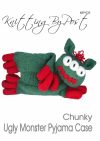 Ugly Monster Pyjama Case Knitting Pattern