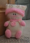 cat doorstop knitting pattern