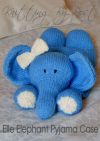 elephant pyjama case knitting pattern