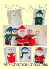 mini knitted christmas characters knitting pattern