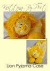 lion pyjama case knitting pattern