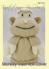 monkey toilet roll cover knitting pattern