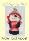 pirate hand puppet knitting pattern