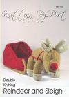 reindeer and sleigh knitting pattern