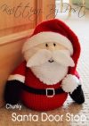 santa doorstop knitting pattern