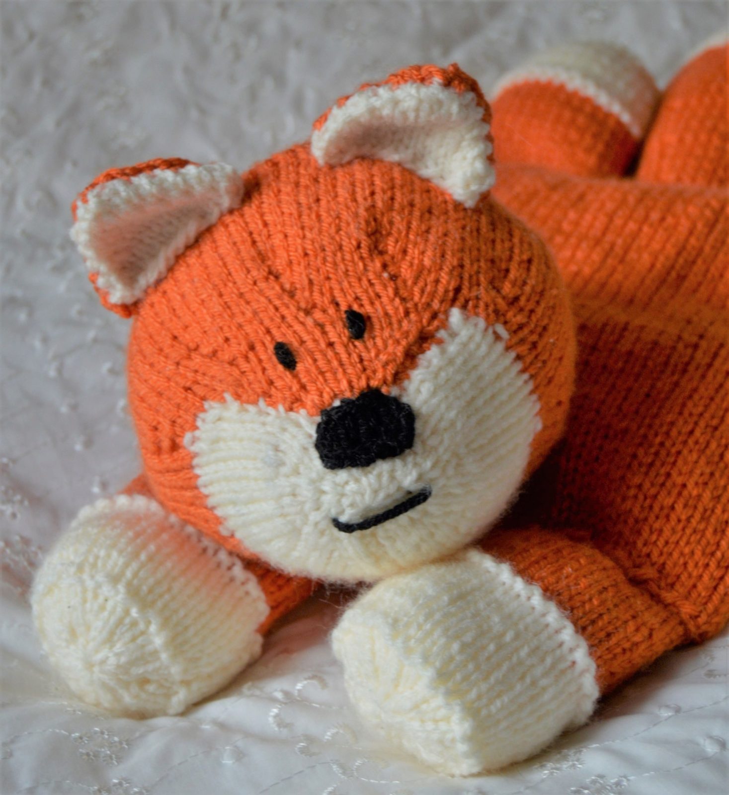 Fox Pyjama Case Knitting Pattern (UK & US Terms) – Knitting by Post