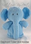 Elephant Toilet Roll Cover knitting pattern