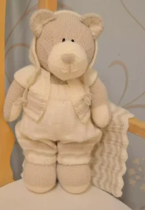 all bear one soft toy knitting pattern easy beginners knited toys