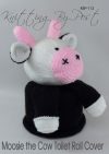 cow toilet roll cover knitting pattern
