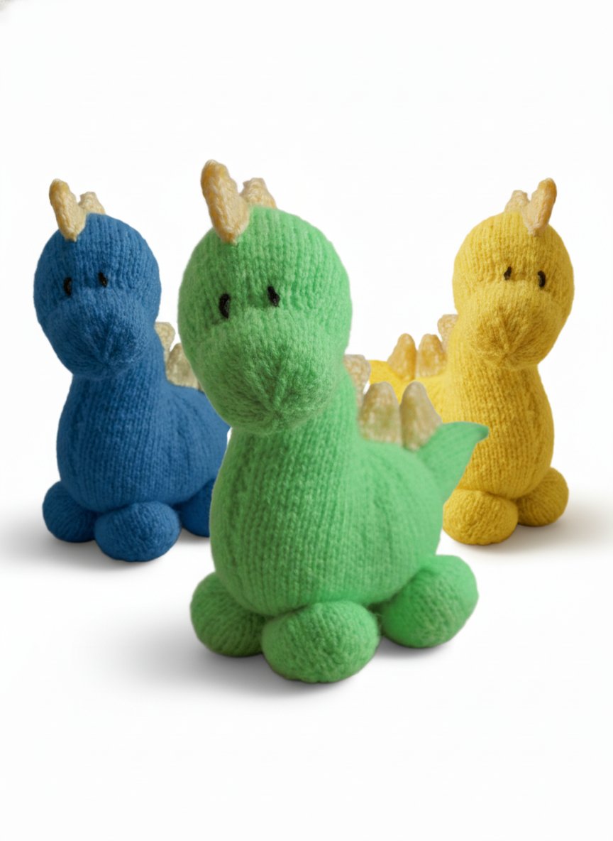 KBP-123 Dinky Dino Group White Background