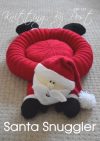 santa snuggler pet bed knitting pattern