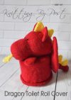 Dragon Loo Roll knitting pattern