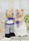 KBP-201 - Bearly Wed Knitting Pattern Knitted Soft Toy