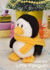 KBP-210 - Little Penguin Knitting Pattern Knitted Soft Toy