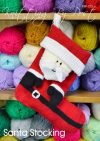 KBP-233 - Santa Socking Knitting Pattern Knitted Soft Toy