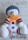 KBP-183 - Softie Snowman Knitting Pattern Knitted Soft Toy