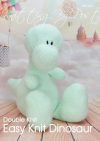 KBP-225 - Dinosaur Knitting Pattern Knitted Soft Toy