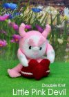 KBP-220 - Devil Knitting Pattern Knitted Soft Toy