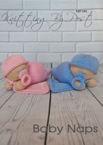 KBP-240 - Baby Naps Knitting Pattern Knitted Soft Toy