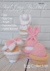 KBP-241 - Egg selection Knitting Pattern Knitted Soft Toy