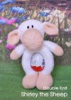 KBP-248 - Shirley the Sheep Knitting Pattern Knitted Soft Toy