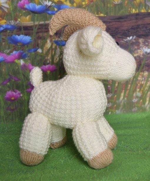 Gary the Goat Knitting Pattern (UK & US Terms) – Knitting by Post