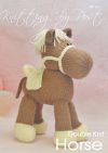 KBP-260 - Horse Knitting Pattern Knitted Soft Toy