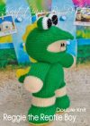 KBP-267 - Dino boy Knitting Pattern Knitted Soft Toy