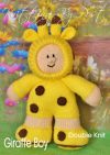 KBP-278 - Giraffe Boy Knitting Pattern Knitted Soft Toy