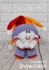 KBP-242 - SnowJoker Knitting Pattern Knitted Soft Toy