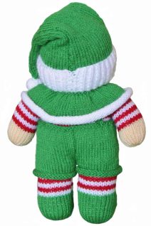 knitted elf soft toy pattern