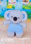 KBP-286 - Koala Knitting Pattern Knitted Soft Toy