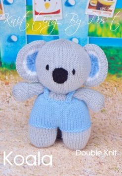 KBP-286 - Koala Knitting Pattern Knitted Soft Toy