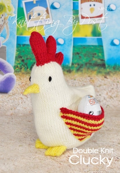 KBP-275 - hen Knitting Pattern Knitted Soft Toy